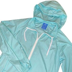 Charles River Rain Jacket Windbreaker Women’s XS Blue Outdoor Hiking Travel